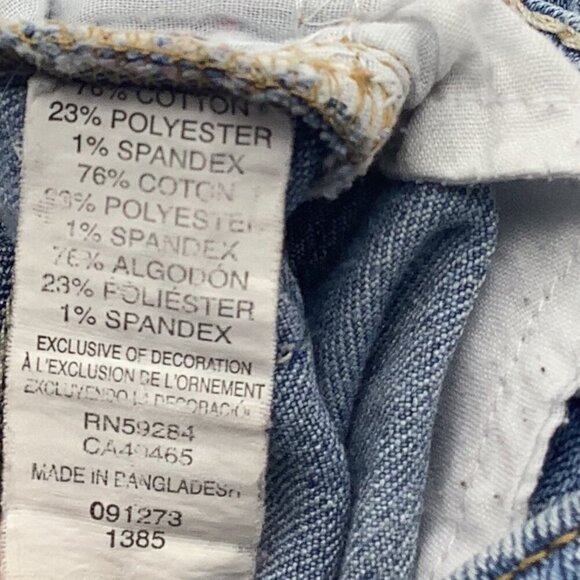 The Children's Place Blue Denim Jeans Baby Girl Size 18-24 Mos Bootcut Stretch - Picture 4 of 10